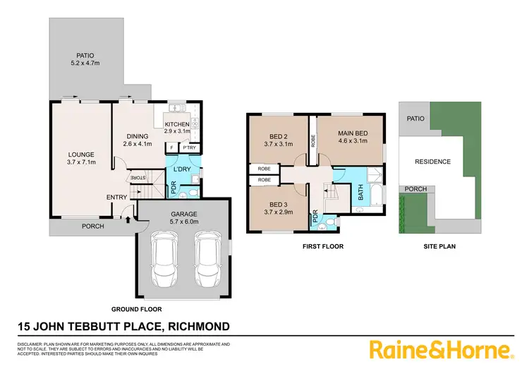 Floorplan of Homely townhouse listing, Address available on request