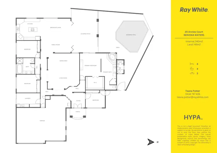 Floorplan of Homely house listing, 20 Annies Court, Benowa QLD 4217