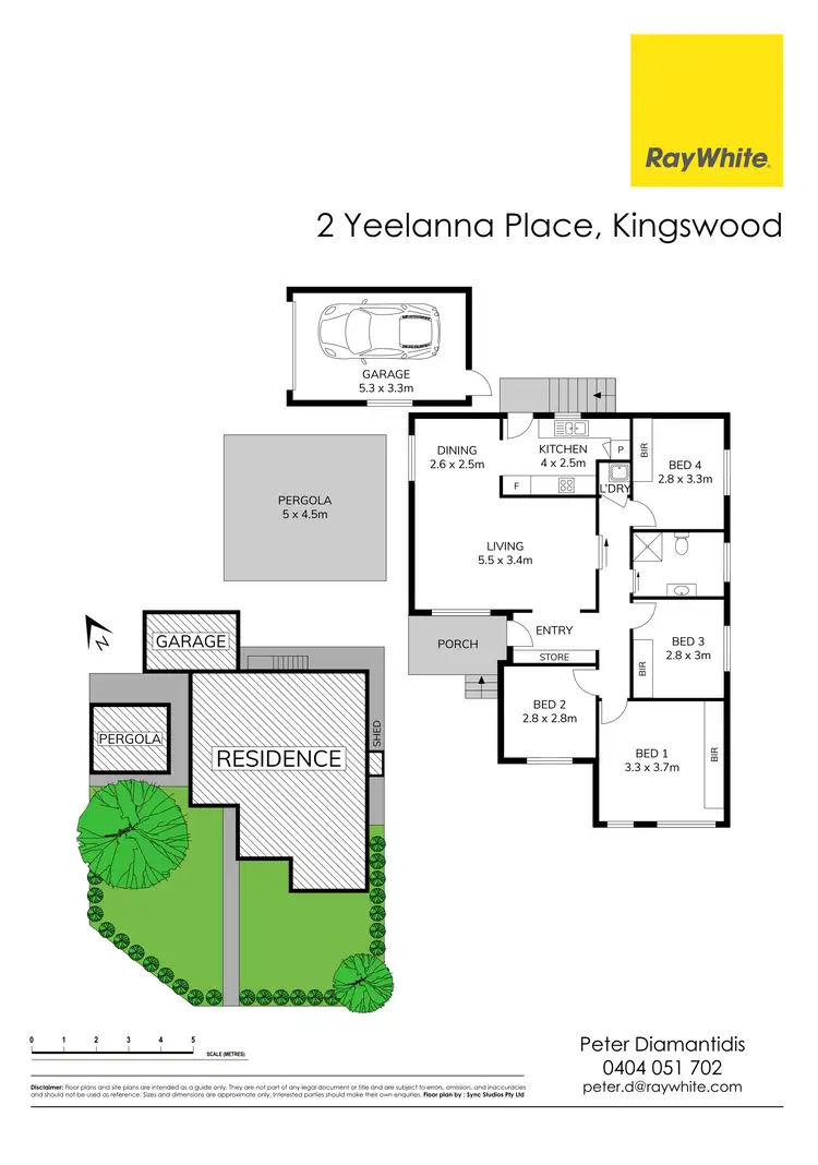 Floorplan of Homely house listing, 2 Yeelanna Place, Kingswood NSW 2747