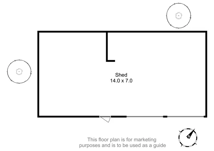 Floorplan of Homely land listing, 390B Carlton River Road, Carlton River TAS 7173