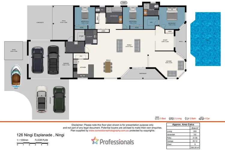 Floorplan of Homely house listing, 126 Ningi Esplanade, Ningi QLD 4511