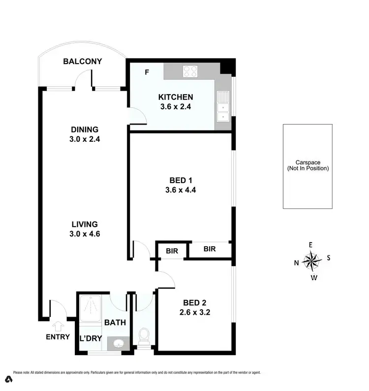 Floorplan of Homely apartment listing, 14/155 Power Street, Hawthorn VIC 3122