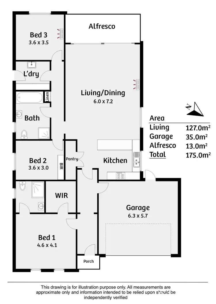 Floorplan of Homely house listing, 2b Caldwell Street, Strathalbyn SA 5255