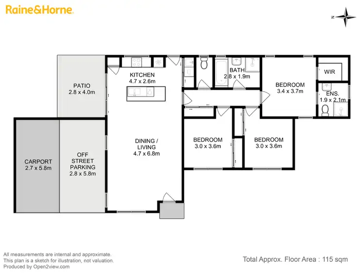 Floorplan of Homely townhouse listing, 2 Matilda Crescent, Rokeby TAS 7019