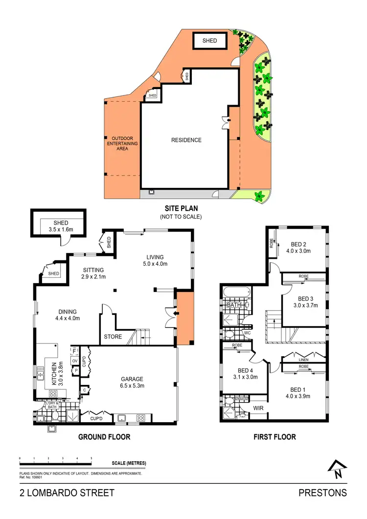 Floorplan of Homely house listing, 2 Lombardo Street, Prestons NSW 2170