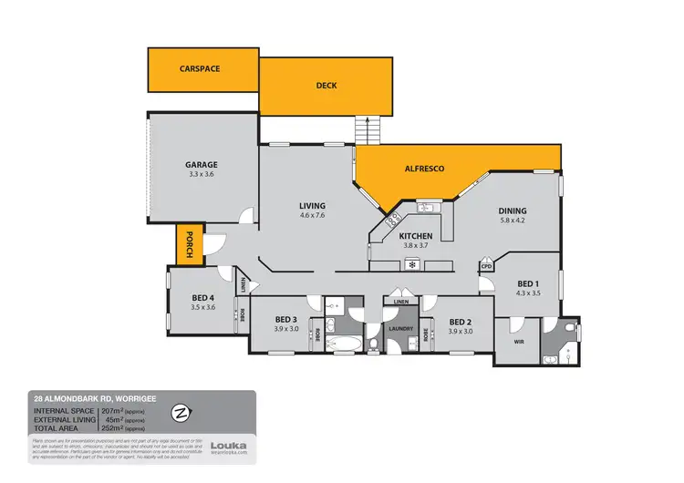 Floorplan of Homely house listing, 28 Almondbark Road, Worrigee NSW 2540
