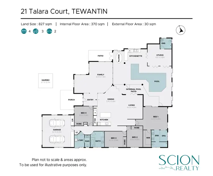 Floorplan of Homely house listing, 21 Talara Court, Tewantin QLD 4565