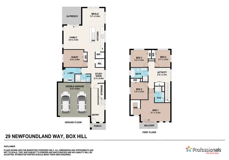 Floorplan of Homely house listing, 29 Newfoundland Way, Box Hill NSW 2765