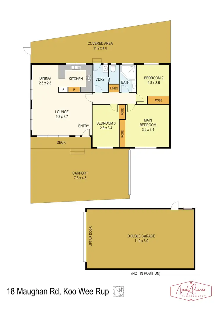 Floorplan of Homely house listing, 18 Maughan Road, Koo Wee Rup VIC 3981