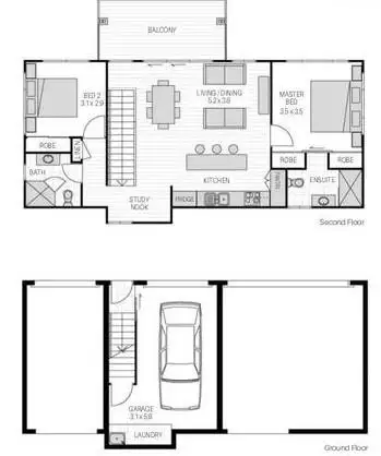 Floorplan of Homely townhouse listing, 62/1 Bowen Street, Mango Hill QLD 4509