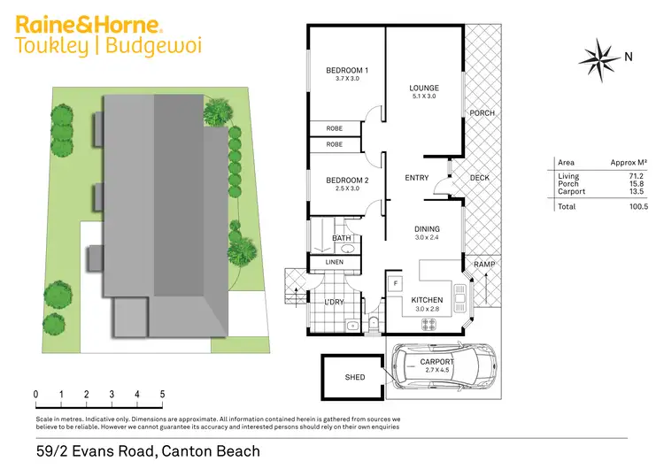 Floorplan of Homely house listing, 59/2 Evans Road, Canton Beach NSW 2263