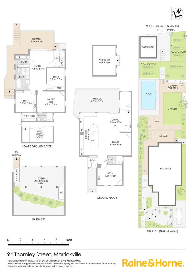 Floorplan of Homely house listing, 94 Thornley Street, Marrickville NSW 2204