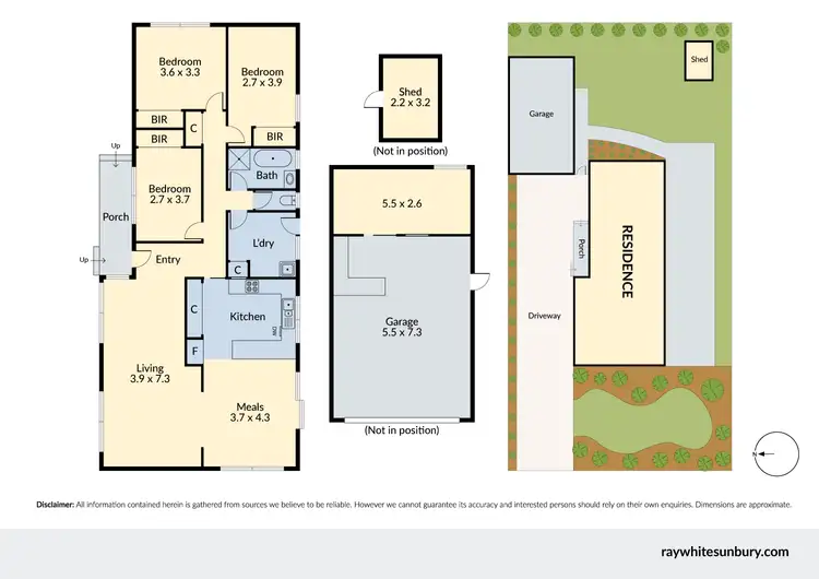 Floorplan of Homely house listing, 7 Simpson Avenue, Sunbury VIC 3429