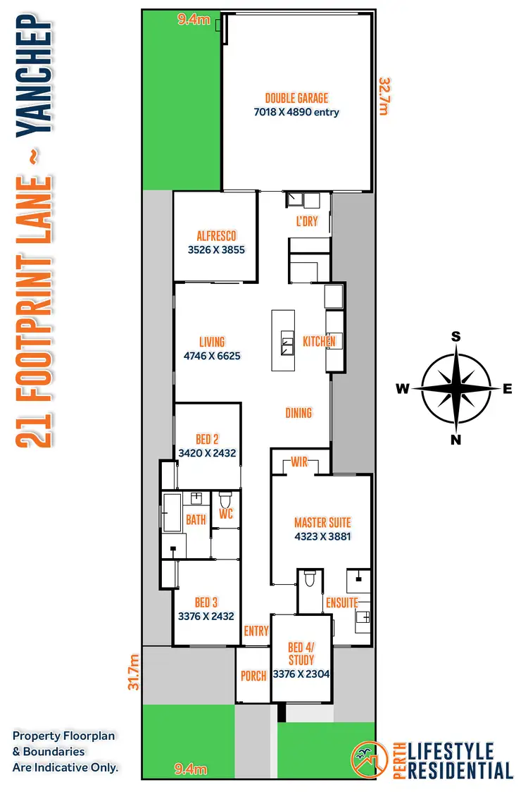 Floorplan of Homely house listing, 21 Footprint Lane, Yanchep WA 6035