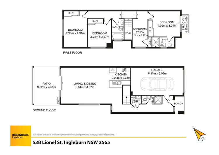 Floorplan of Homely house listing, 53B Lionel Street, Ingleburn NSW 2565