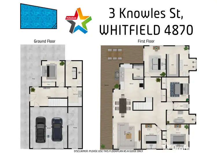 Floorplan of Homely house listing, 3 Knowles Street, Whitfield QLD 4870