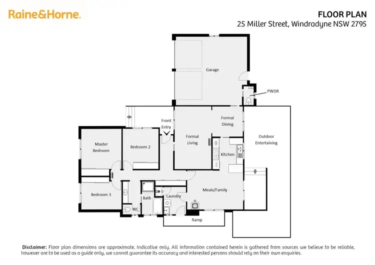 Floorplan of Homely house listing, 25 Miller Street, Windradyne NSW 2795