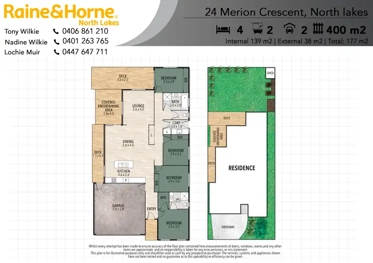 Floorplan of Homely house listing, 24 Merion Crescent, North Lakes QLD 4509