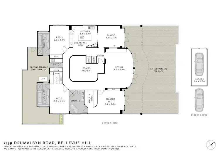 Floorplan of Homely apartment listing, 2/59 Drumalbyn Road, Bellevue Hill NSW 2023
