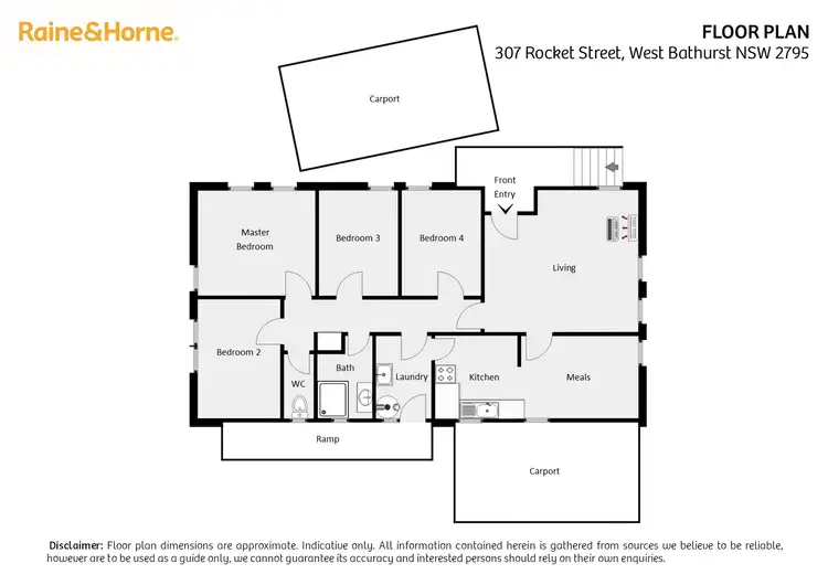 Floorplan of Homely house listing, 307 Rocket Street, West Bathurst NSW 2795