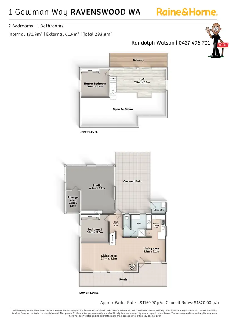 Floorplan of Homely house listing, 1 Gowman Way, Ravenswood WA 6208