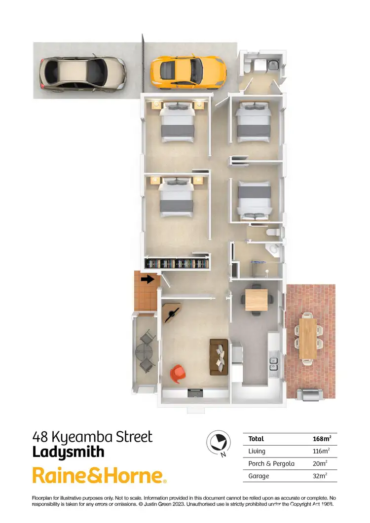Floorplan of Homely house listing, 48 Kyeamba Street, Ladysmith NSW 2652