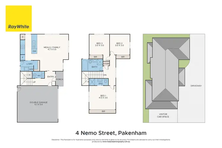 Floorplan of Homely townhouse listing, 4 Nemo Street, Pakenham VIC 3810