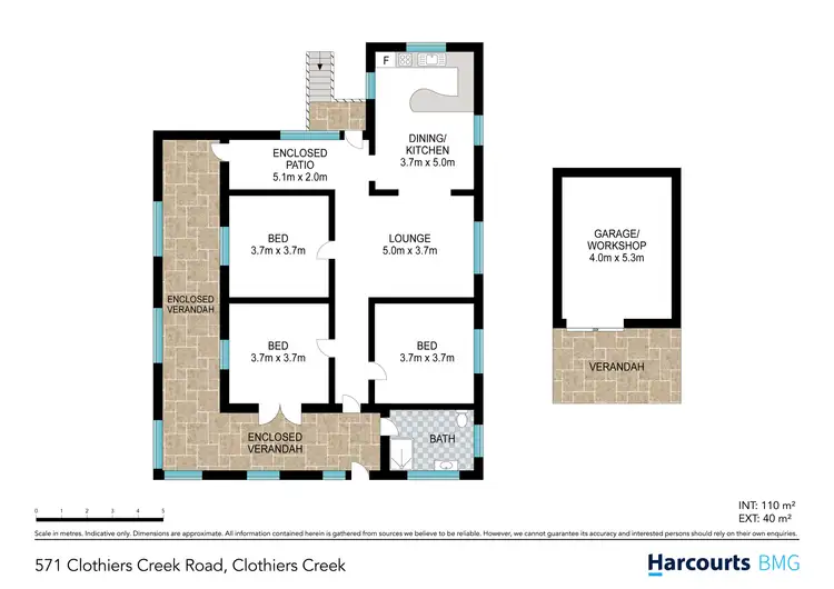 Floorplan of Homely rural property listing, 571 Clothiers Creek Road, Clothiers Creek NSW 2484
