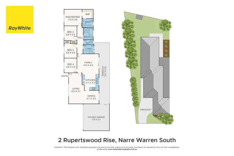 Floorplan of Homely house listing, 2 Rupertswood Rise, Narre Warren South VIC 3805