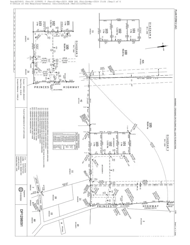 Floorplan of Homely land listing, Lot 103, E299A Princes Highway (via Milton), Yatte Yattah NSW 2539