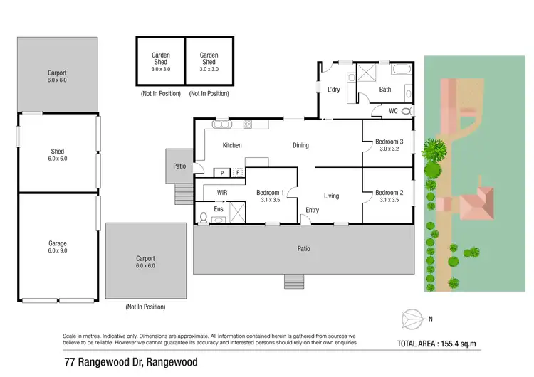 Floorplan of Homely house listing, 77 Rangewood Drive, Rangewood QLD 4817