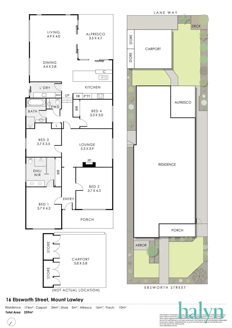 Floorplan of Homely house listing, 16 Ebsworth Street, Mount Lawley WA 6050