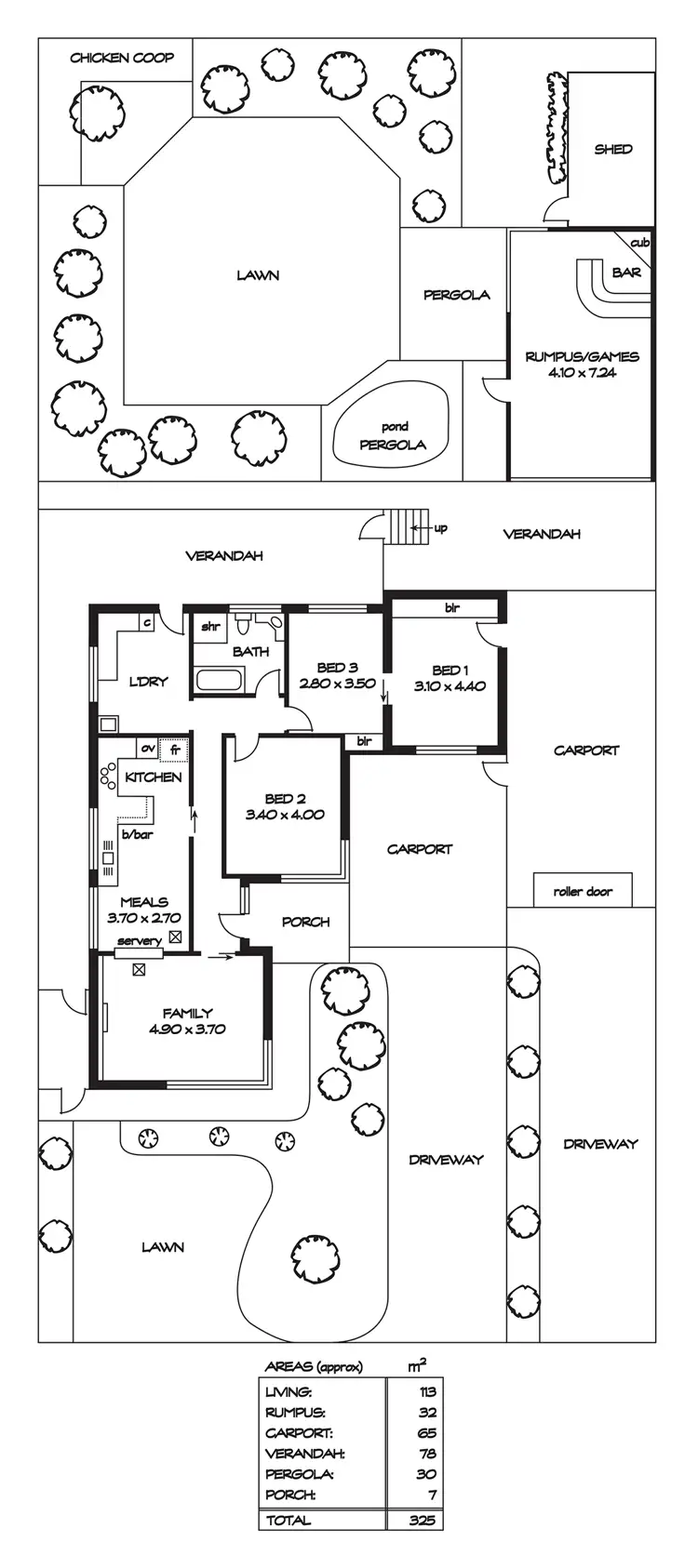 Floorplan of Homely house listing, 40 Brougham Drive, Valley View SA 5093