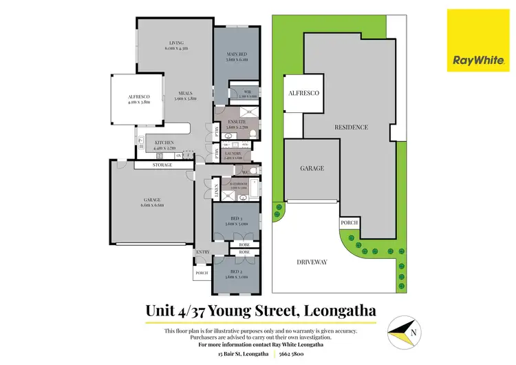 Floorplan of Homely townhouse listing, 4/37 Young Street, Leongatha VIC 3953