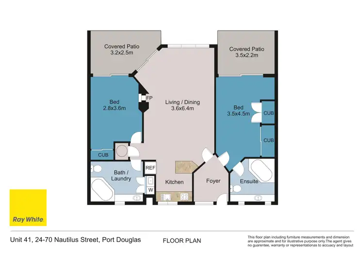 Floorplan of Homely apartment listing, 41/24-70 Nautilus Street, Port Douglas QLD 4877