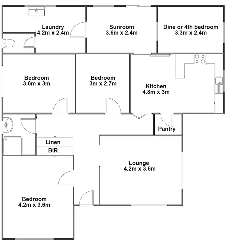 Floorplan of Homely house listing, 34 Douglas Street, Port Augusta SA 5700