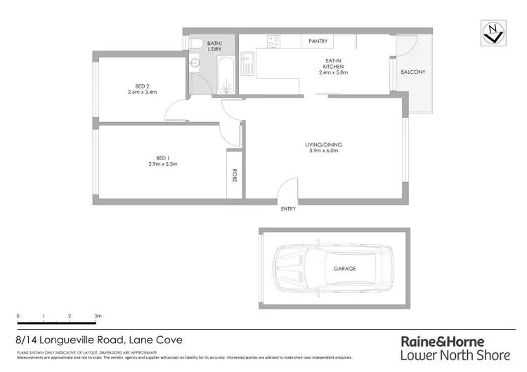 Floorplan of Homely apartment listing, 8/14 Longueville Road, Lane Cove NSW 2066