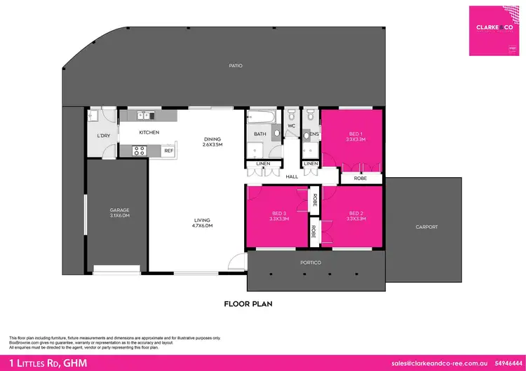 Floorplan of Homely house listing, 1 Littles Road, Glass House Mountains QLD 4518