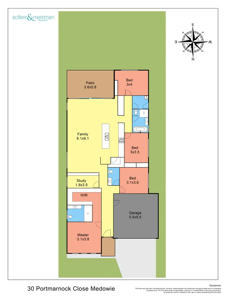 Floorplan of Homely house listing, 30 Portmarnock Close, Medowie NSW 2318
