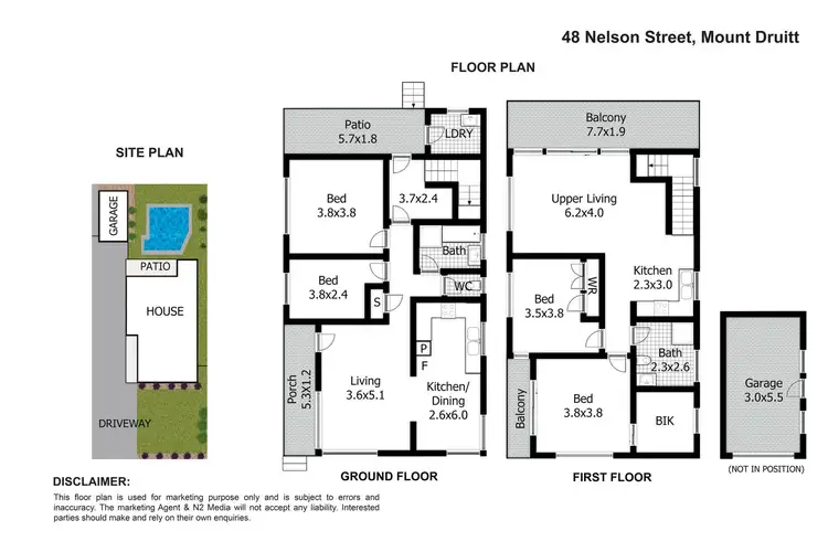 Floorplan of Homely house listing, 48 Nelson Street, Mount Druitt NSW 2770