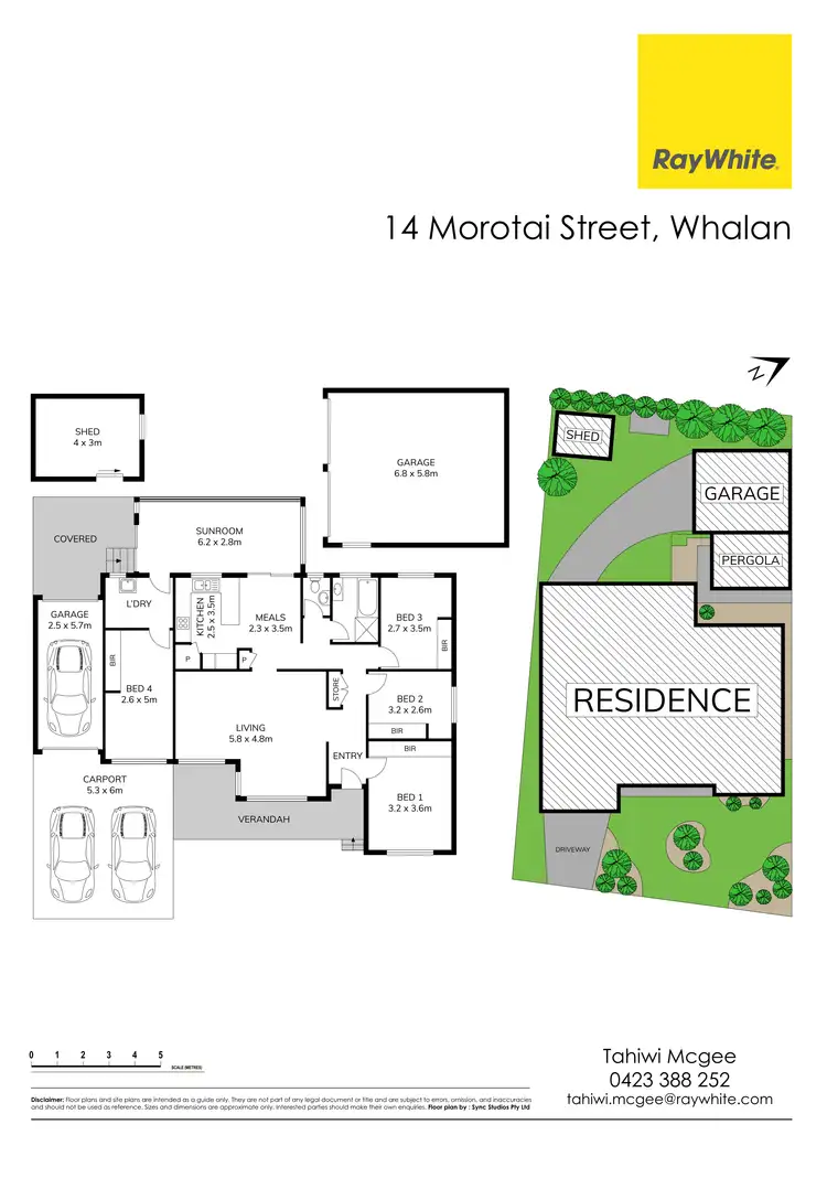 Floorplan of Homely house listing, 14 Morotai Street, Whalan NSW 2770