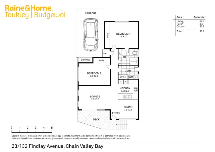 Floorplan of Homely house listing, 23/132 Findlay Avenue, Chain Valley Bay NSW 2259
