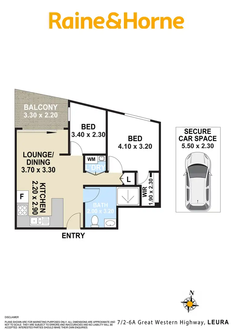 Floorplan of Homely apartment listing, 7/2-6a Great Western Highway, Leura NSW 2780