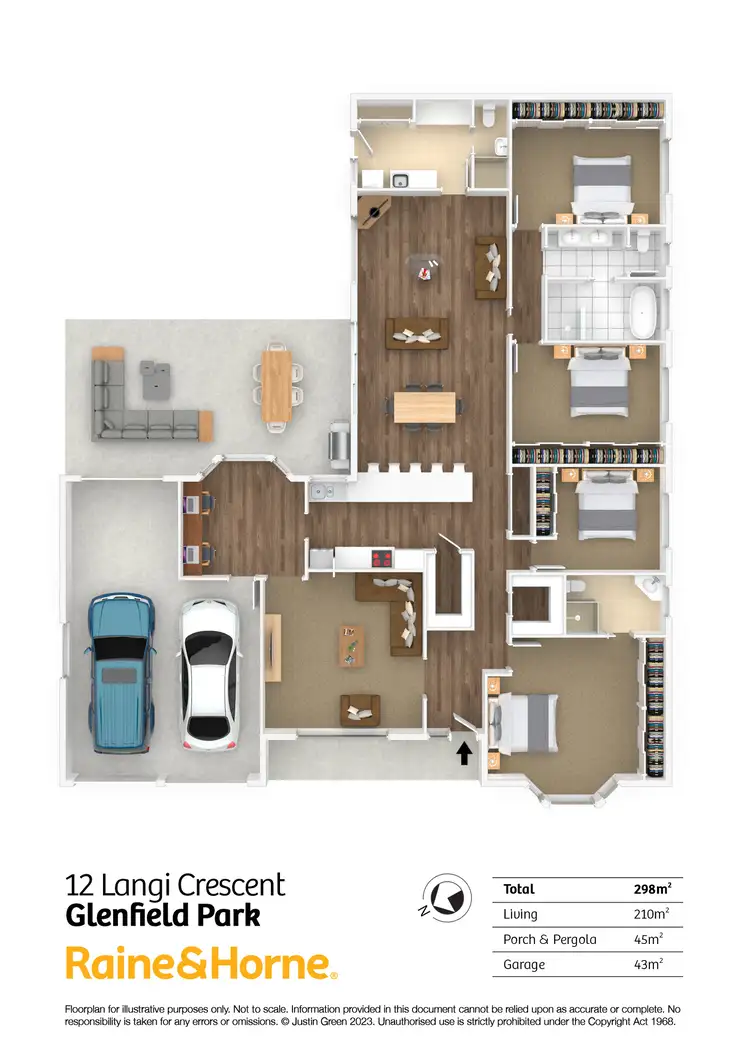 Floorplan of Homely house listing, 12 Langi Crescent, Glenfield Park NSW 2650