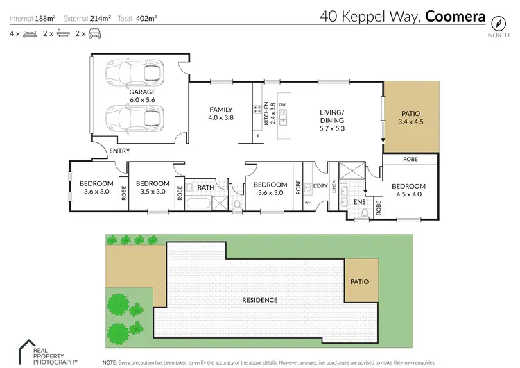 Floorplan of Homely house listing, 40 Keppel Way, Coomera QLD 4209
