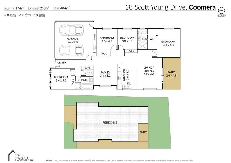 Floorplan of Homely house listing, 18 Scott Young Drive, Coomera QLD 4209