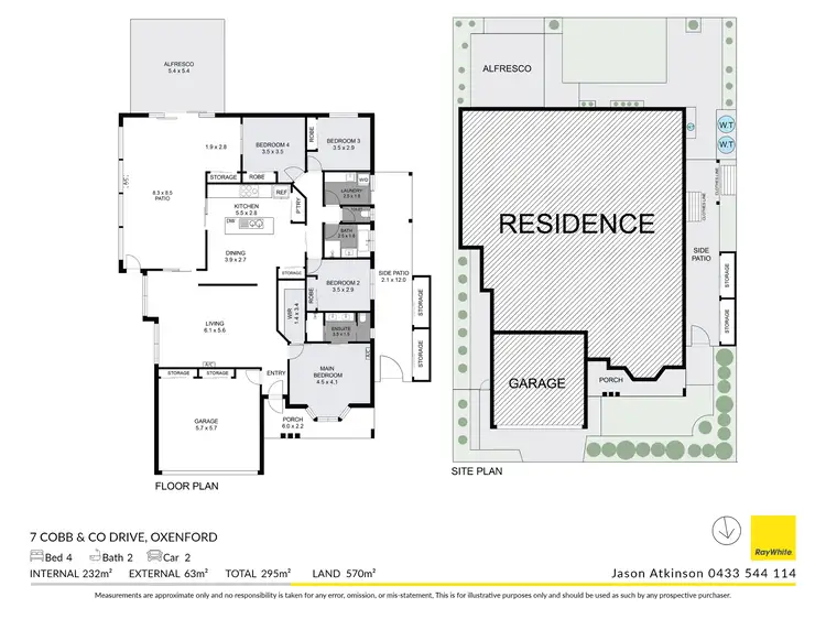 Floorplan of Homely house listing, 7 Cobb & Co Drive, Oxenford QLD 4210