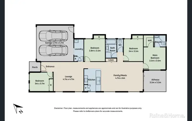 Floorplan of Homely house listing, 61 Wedmore Crescent, Sunbury VIC 3429