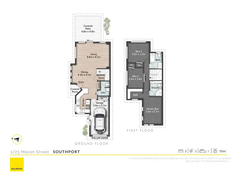 Floorplan of Homely house listing, 1/23 Mason Street, Southport QLD 4215