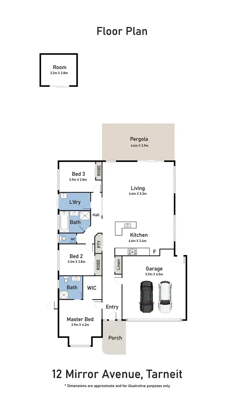 Floorplan of Homely house listing, 12 Mirror Avenue, Tarneit VIC 3029